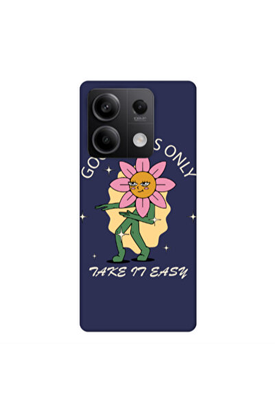 Other Xiaomi Redmi Note 13 5G Good Vibes Only Dark blue Colored Silicone TPU ...