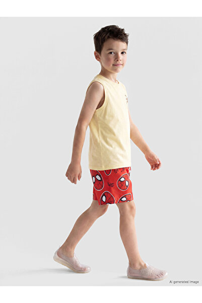 LC Waikiki Spider-Man Printed Boys' Swim Shorts