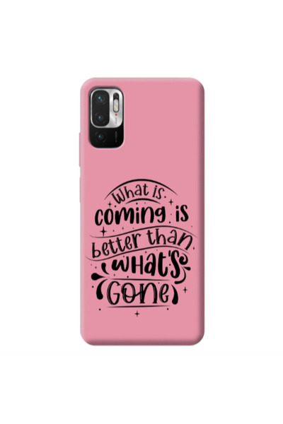 Other Xiaomi Redmi Note 10 Pro 5G What is coming Pink Colored Silicone TPU Θήκη