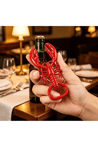 LWP Shop Purple Red Lobster Bottle Opener