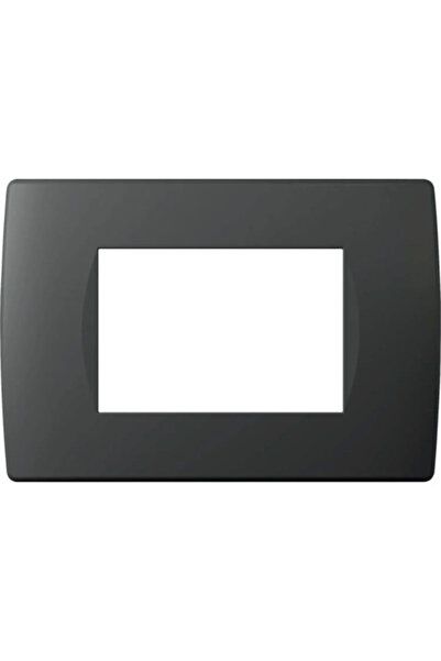 OEM Ramă aparataje TEM Soft 3 module, negru mat