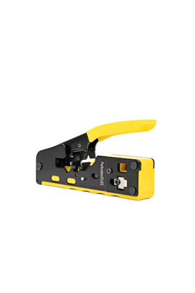 OEM Clește de sertizat conectori PNI pentru CAT, RJ12 & RJ45, galben