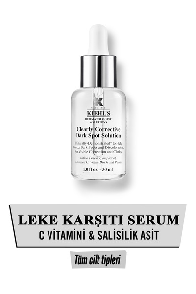 Kiehl's Clearly Corrective C Vitamini ve Salisilik Asitli Cilt Aydınlatıcı Ba...