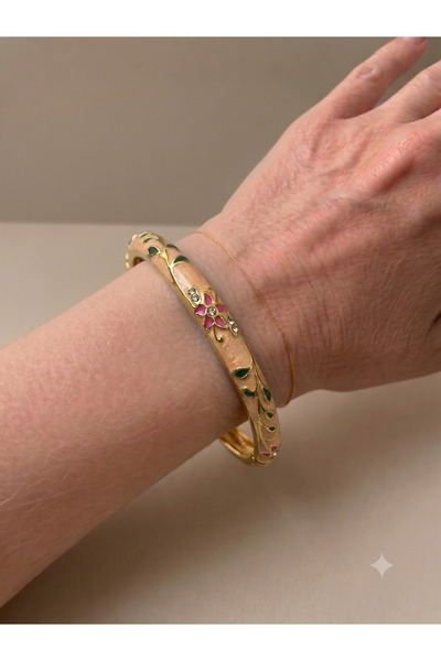 BİJU YILMAZ 26Kmp20 - Yavruağzı Enamel Handcuffs