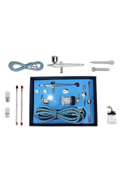 Kraft&dele Set aerograf KD2097 0.2 0.3 0.5 mm cu furtun de 190 cm