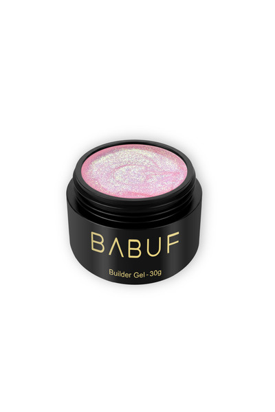 BABUF Gel Autonivelant Mermaid MBG – Construcție Unghii, Efect Irizat, 30g