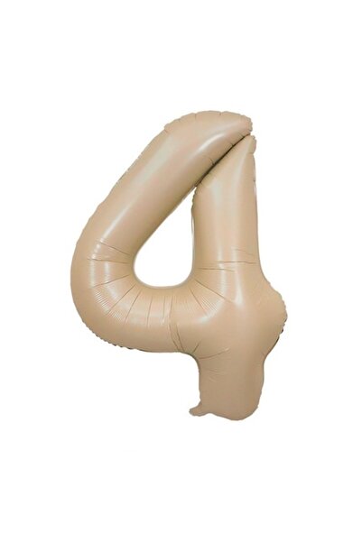 OEM Balon din folie număr, 102cm, Caramel
