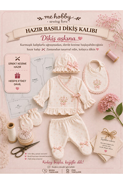 LORA-ZIBIN-TAKIMI BEBEK GİYSİ KALIBI