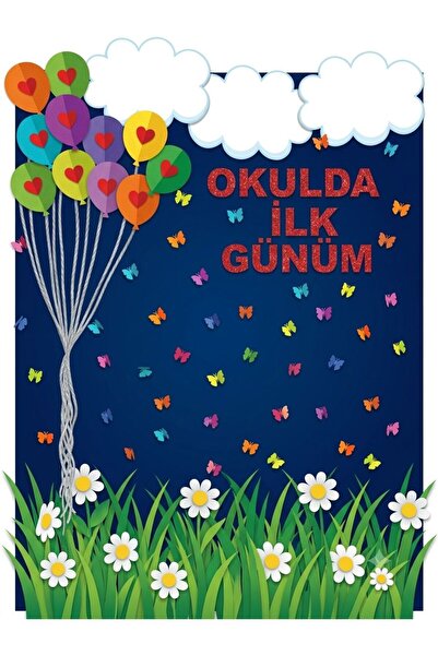 PROMISEBACKDROP2 200X250 cm , Okulumda İlk Günüm, Okul Etkinlik Kumaş Fon