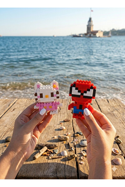Genel Markalar 3D Yapboz Figürü Nano Blok Mini Bricks Seti Koleksiyon