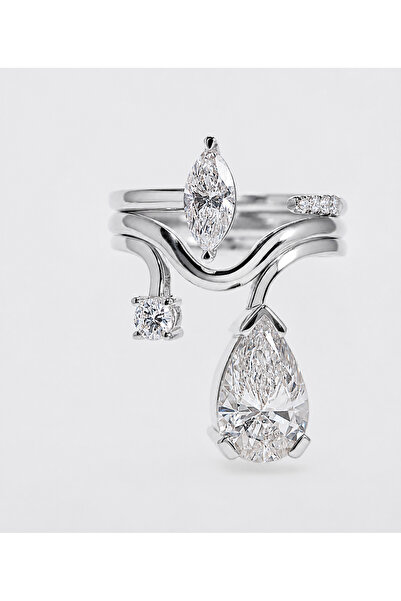 Venus Design Steel Tilda Ring (Adjustable)