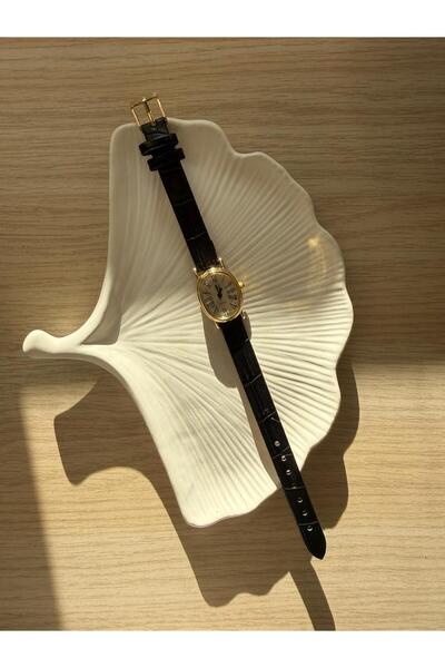 rubsey Minimal Metal Women's Wristwatch Black Cord