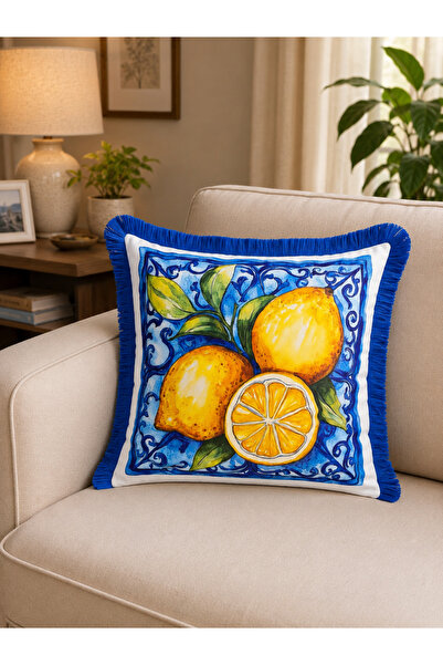 Skhome Double-Sided Decorative Energetic & Living Room Decor Fringed Throw Pi...