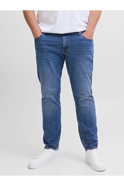 Jack & Jones Plus Τζιν Glenn, ανδρικά μεγάλα μεγέθη, με χαμηλή μέση και στενή...