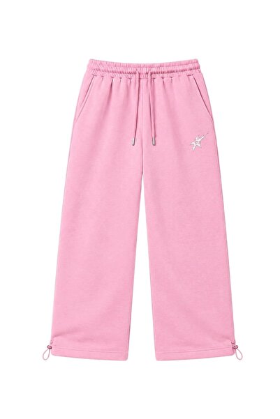zaee Blade Star Embroidered Adjustable Leg Premium Baggy Sweatpants