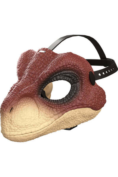 mattel Jurassic World Kids Face Helmet Velociraptor
