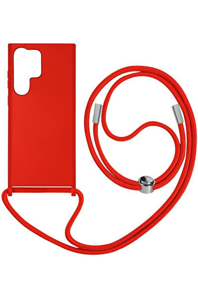 Other Technovo Δαντελωτή Πίσω Θήκη Σιλικόνης με Λουράκι Κόκκινο (Galaxy S23 U...