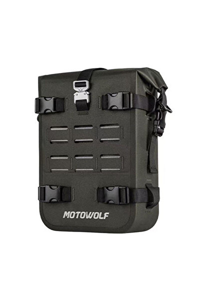 MOTOWOLF MDL0715B Τσάντα για Ράγες Προστασίας Μοτοσικλέτας 8 λίτρα Πράσινο Κω...