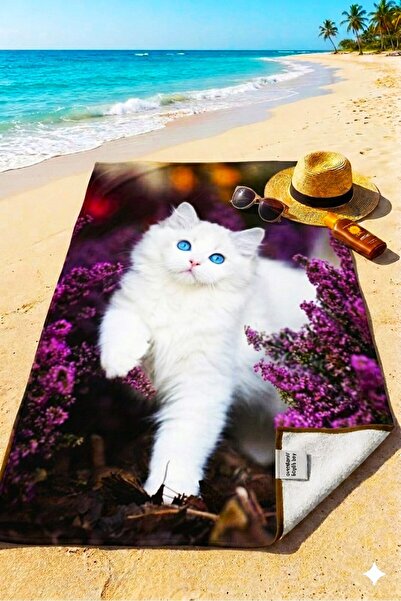 Elmas Dizayn Beach Sports Bath Towel Quick Drying Water Absorbent Sand Resist...