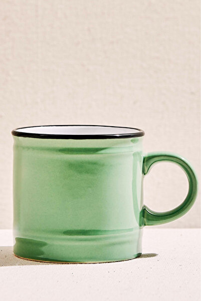 Paşabahçe Olive Electrum Ceramic Mug 250 Cc, Stylish Design