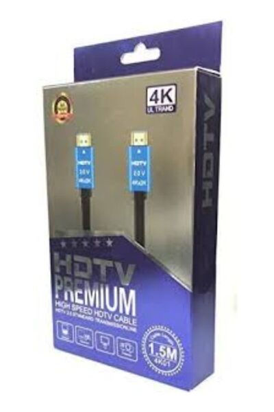 Generic High-Speed HDMI Cable 1.5 Meters – Supports 4K Ultra HD, 3D & Etherne...