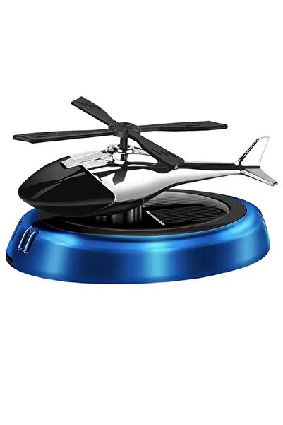 ELTRAZONE Car Air Freshener Helicopter Solar Energy Rotating Aromatherapy Avi...