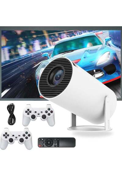 ELTRAZONE All-in-One Home Theater Projector: 1080P, 64GB Storage, Retro Gamin...