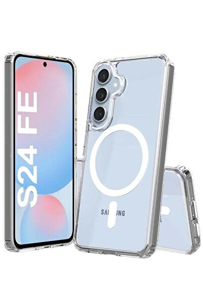 ELTRAZONE Samsung Galaxy S24 FE 5G Case (2024) – Magnetic Hard Back Cover wit...