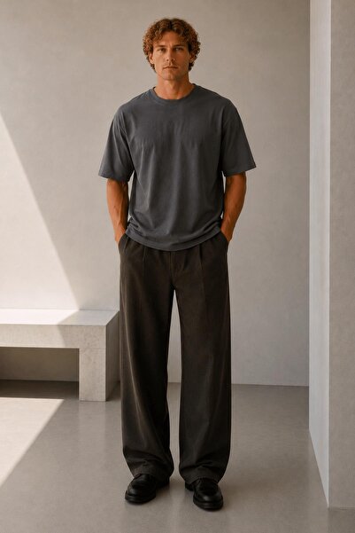 ALEXANDERGARDI Oversize Bisiklet Yaka T-shirt