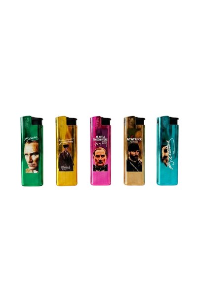 ONRSTORE Nostaljik Lider Temalı Baskılı Gaz Dolumlu Çakmak – Koleksiyon ve He...