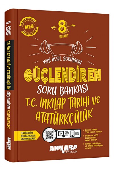 Ankara Yayıncılık ANKARA YAY. 8. SINIF GÜÇ. INKILAP TARİHİ VE ATATÜRKÇÜLÜK SO...