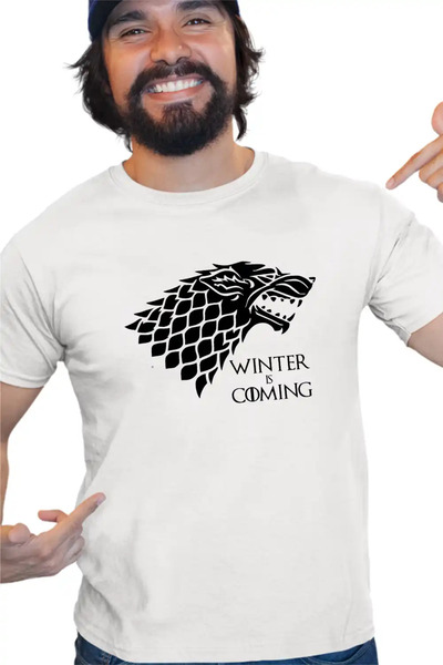 OEM Tricou Barbati Game of Thrones Winter is Coming House Stark