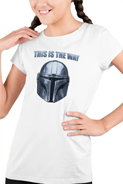 OEM Tricou Copii Fete Mandalorian Star Wars