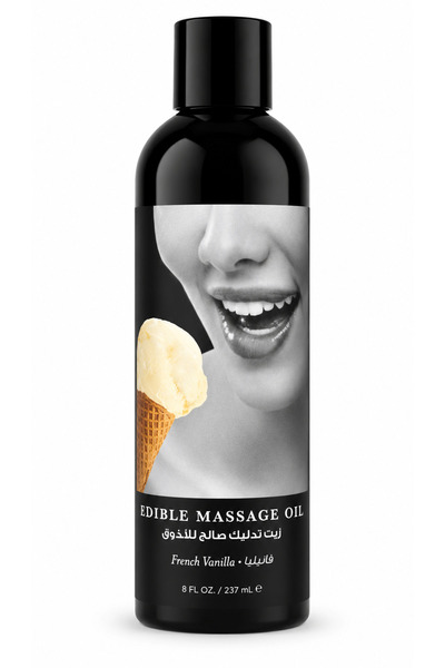 Earthly Body Earthly Body Massage Oil with Flavor Vanilla Tasteful-237Gr