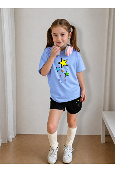 LORVEX Shorts - T-Shirt Set for Girls, Summer Cotton Comfortable Fit Printed ...