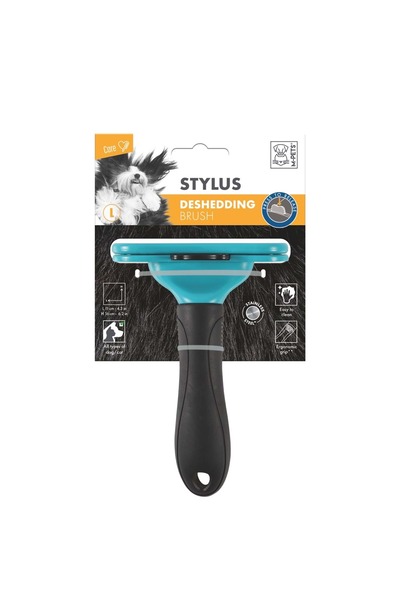 M-PETS Stylus Furmi̇nator Push-Button L: 11 X 16 cm Comb for Cats and Dogs