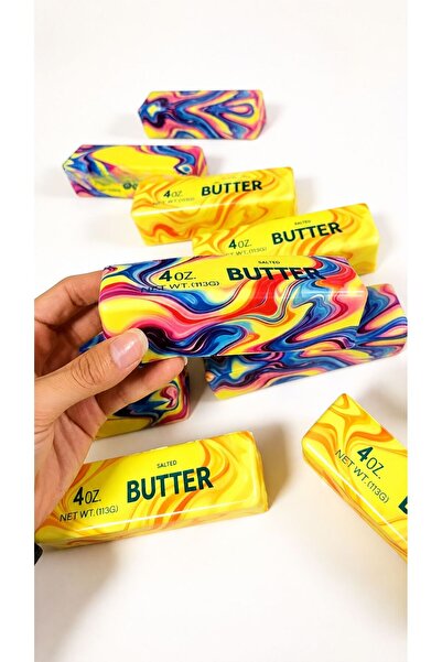 hamiyetkirtasiye Butter Tereyağı Squishy Stres Atmalık Desenli