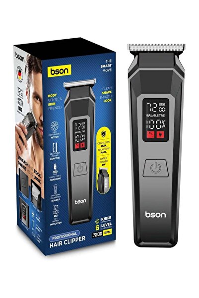 bson Professional Hair Clipper with USB C Charging, 6 Adjustable Cutting Leng...