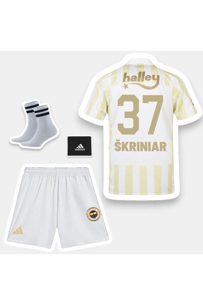 Quaxram Skrınıar-37 Fênêrbâhç'ê 26-27 Yeni Sezon 4'lü Set Çocuk Futbol Formas...