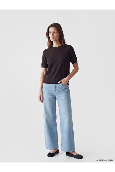 LC Waikiki Rmz Gi̇yi̇m Farkiyla Barrel Fit Women's Jean Pants