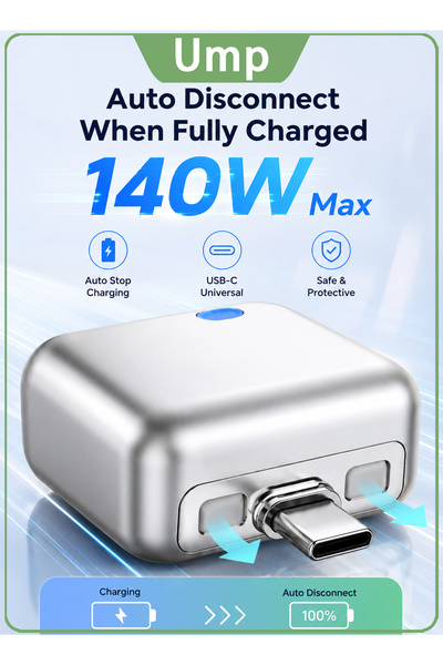 Ump Auto Disconnect Charging Adapter, Smart Charger Protector, AI Smart Auto ...