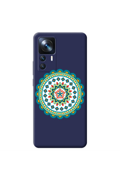 Other Xiaomi Mi 12T Mandala D11 Dark blue Colored Silicone TPU Θήκη