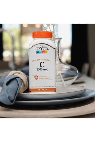 21st Century Vitamina C 1000mg Eliberare Prelungită 110 Tablete