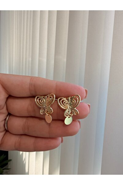 nurjewelry Füsun küpe altın kaplama