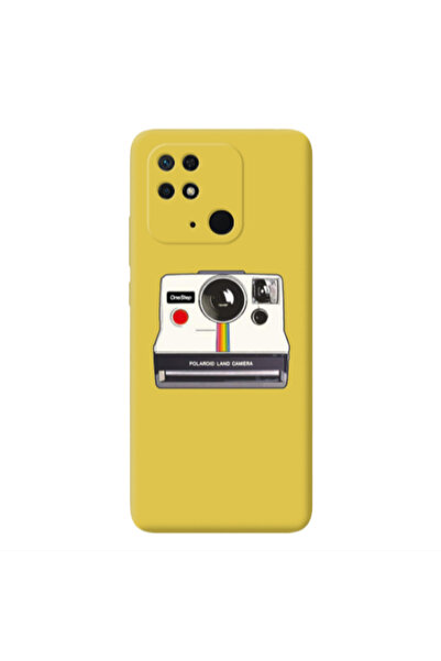 Other Xiaomi Redmi 10C Polaroid land camera Yellow Colored Silicone TPU Θήκη