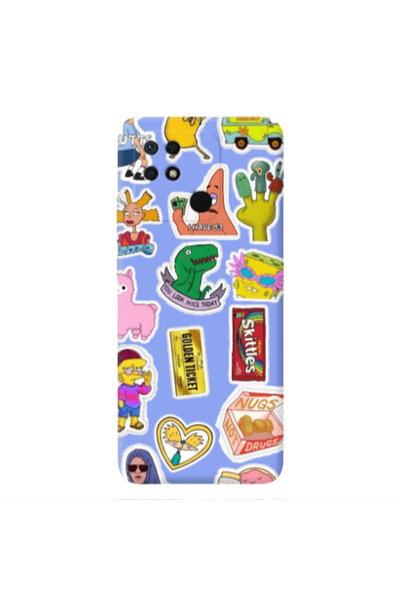 Other Xiaomi Redmi 10C best cartoons Light Purple Colored Silicone TPU Θήκη