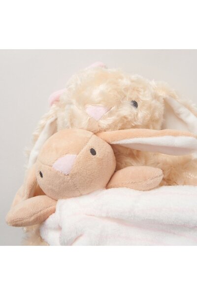 Snuggle Tots Σετ Αρκουδάκι και Κουβέρτα Παρηγοριάς - Κουνελάκι (0026183)