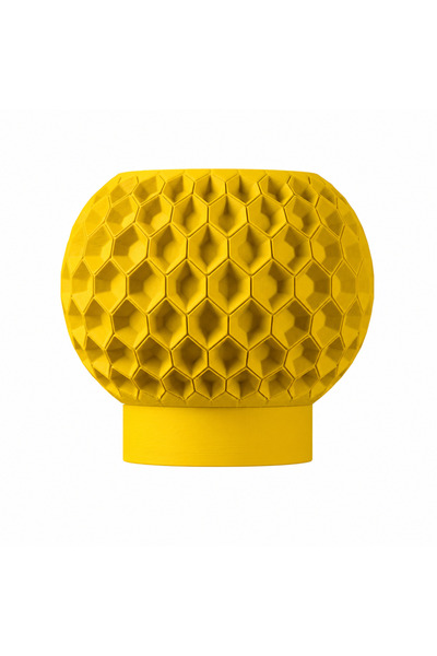 PrintForge Vaza Prism, PrintForge®, printata 3D, 21x21x20 cm, fabricata din P...