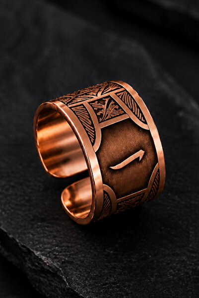 İyyaKee Men's Copper Ring Authentic Handcrafted Adjustable Design