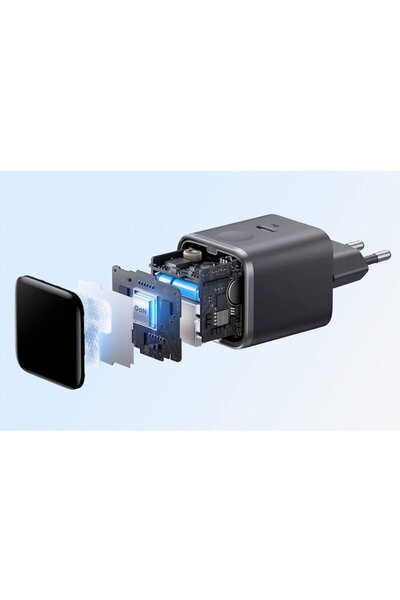 Anker Display Nano, 45W, 3A, 1 x USB-C, Negru